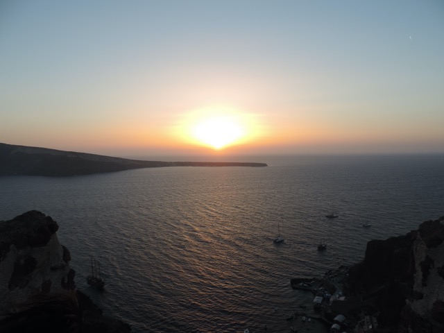 Oia and the sunset is...