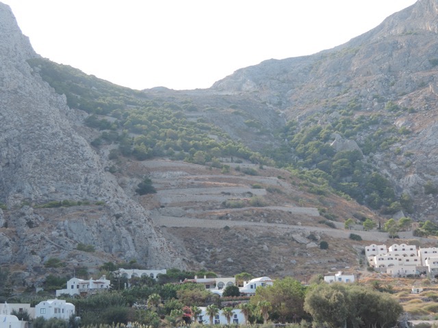 After Old Thira we walked down the zig-zag road on the other side to Kamari