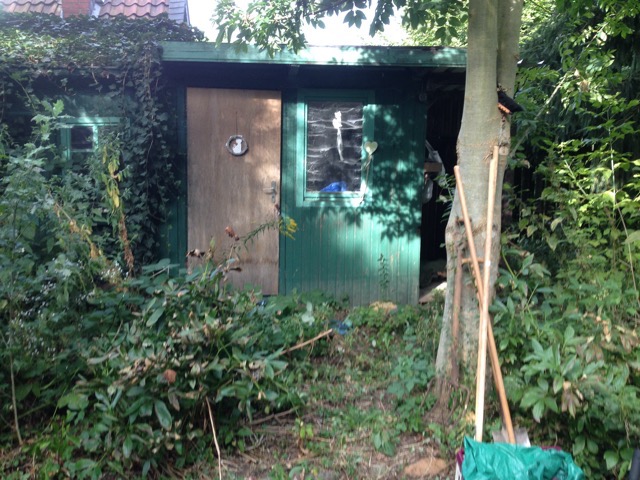 The shed at the FfF garden