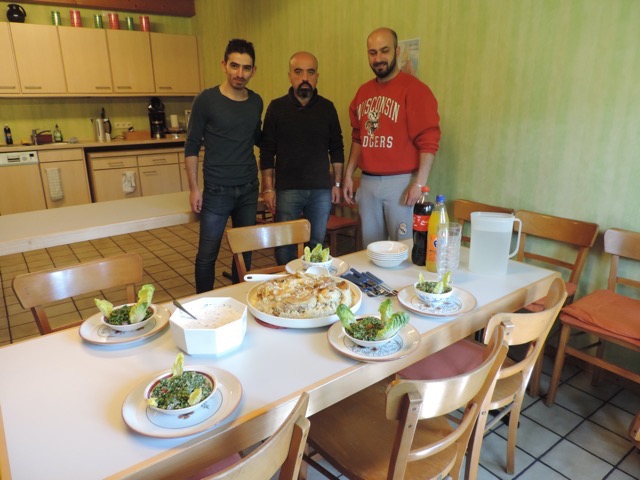 Thank you meal prepared by our Syrians(May 2016)